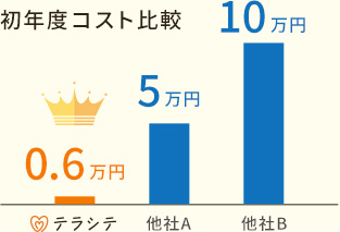 初年度コスト比較